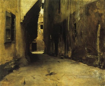 John Singer Sargent Painting - Una calle en Venecia2 paisaje John Singer Sargent